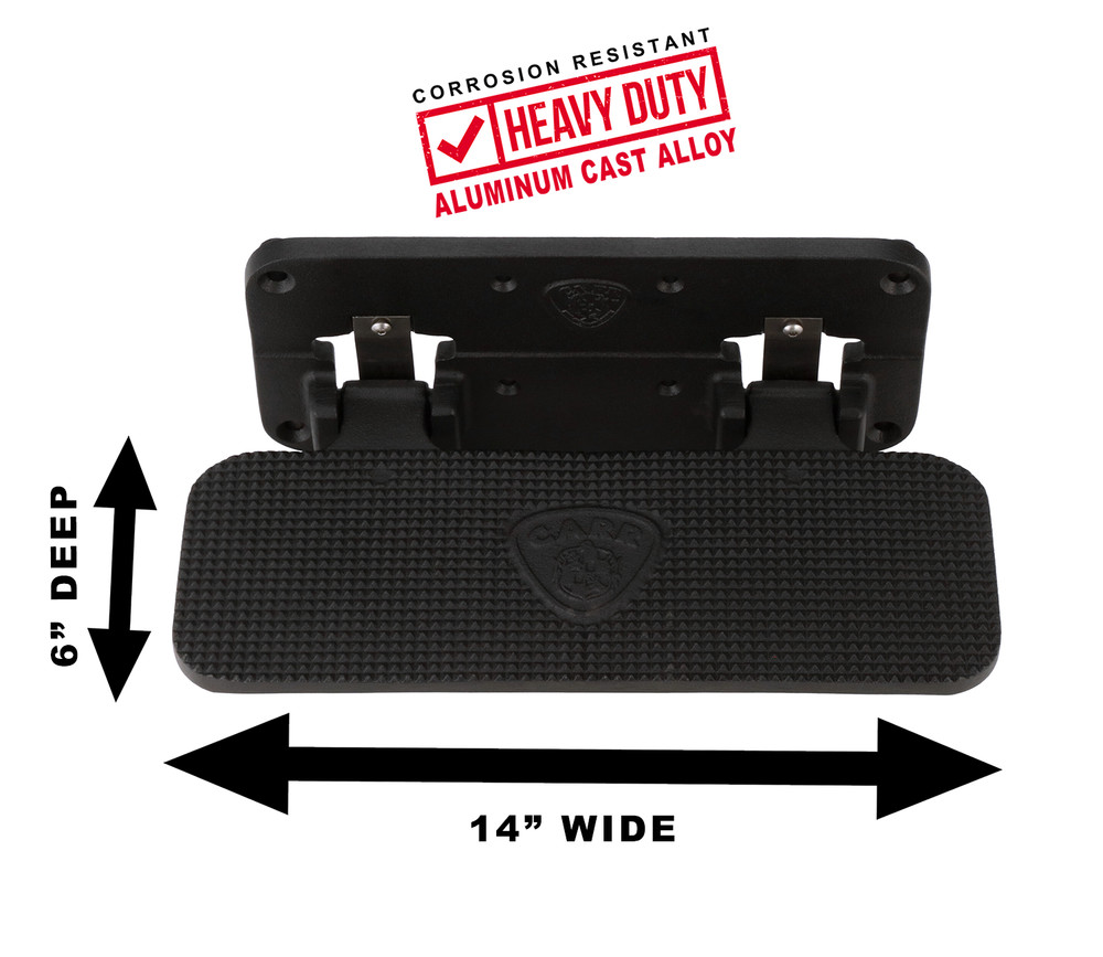 Carr 190001 XP3 BLACK Mega Step Flat Mount