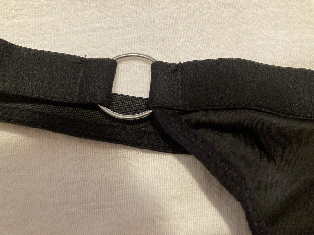 Men's Black w/Red Accent Thong