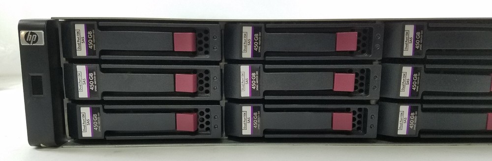 HP AP716A Storage Array Drive Chassis 2x PSU 3Gb SAS BL Switch Bundle