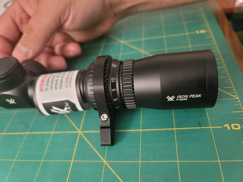 Custom Scope Throw Lever