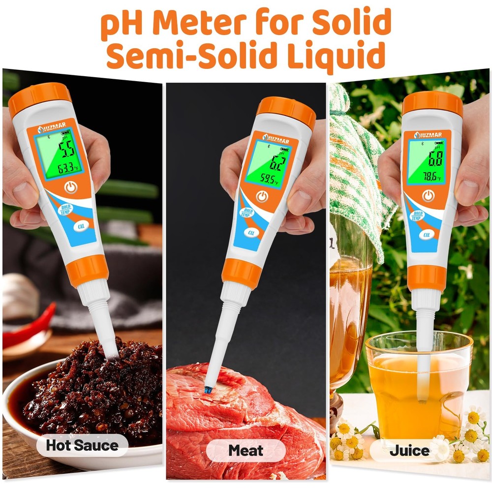 500ml Tester pH 7.00/4.00 Buffer Solution Each and Digital Meter