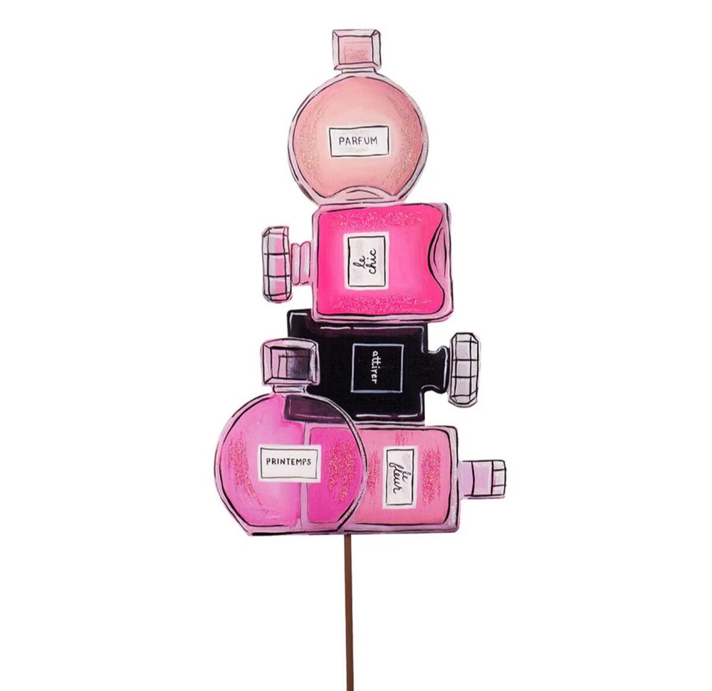 Round Top Collection - French Perfume Stack w/Removable Stake