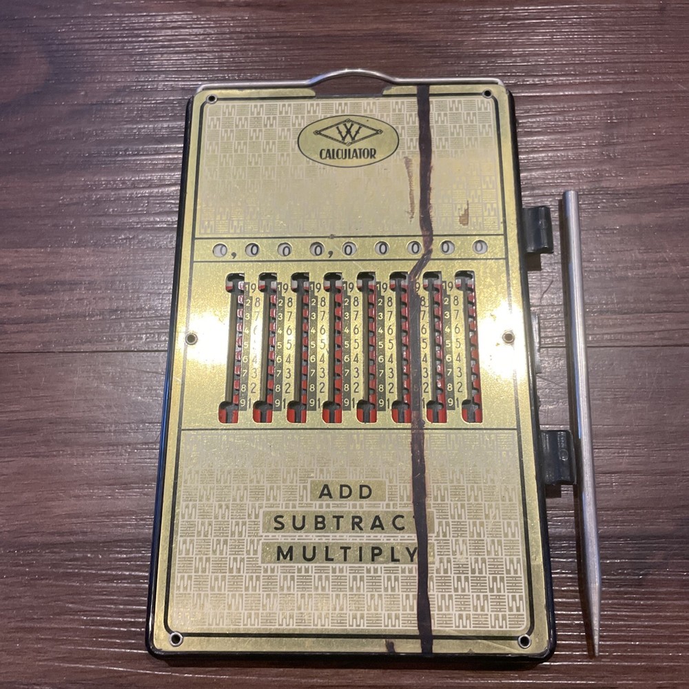Vintage Manual Calculator