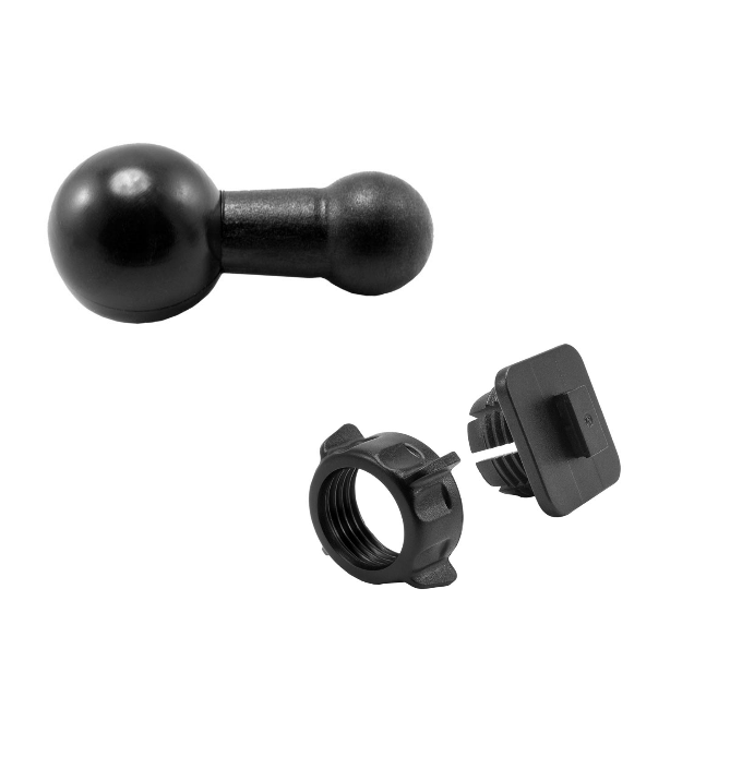 Single T Swivel Adapter with 1" Ball