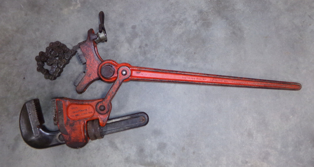 RIDGID Super Eight Compound Leverage Pipe Wrench S8-A 31390 8"