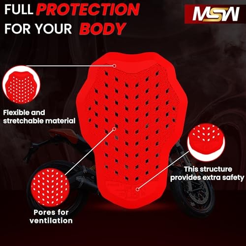CE Level 2 Approved Back Protector Pad – Motorcycle Jacket Replacement