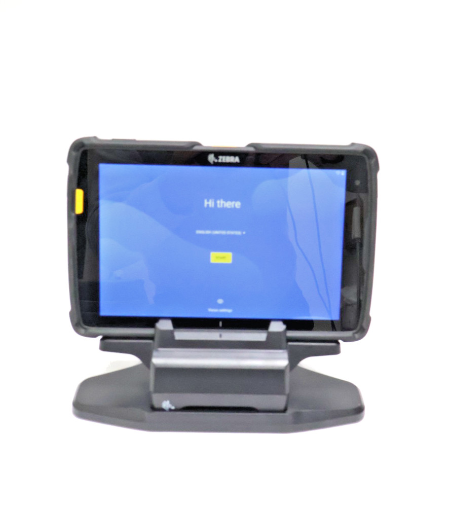 Zebra ET40AA Rugged Tablet w/ Desktop Cradle Dock & Charger BUNDLE