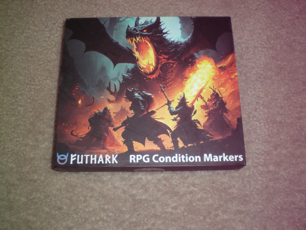 Futhark 112 RPG Condition Markers - Complete and Excellent Pathfinder Dungeons D