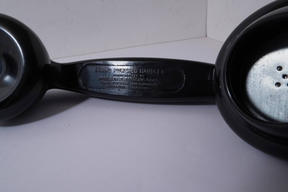 Original SOUND POWERED BAKELITE HANDSET W/ Elements But Sold AS IS & Untested
