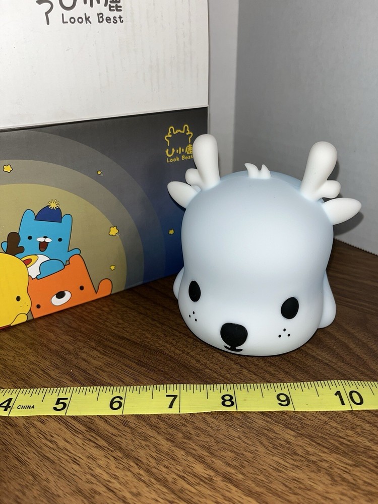 Cute Deer LED Silicone Light Up Touch Sensor Lamp Night Light Japan Import