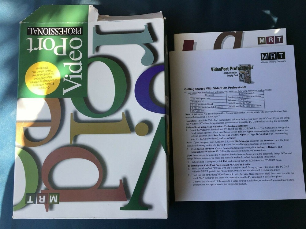 MRT Videoport PCMCIA analog frame grabber