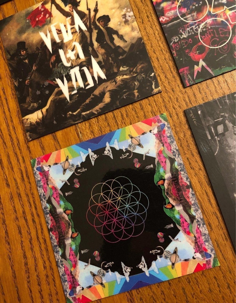 Coldplay fridge magnets