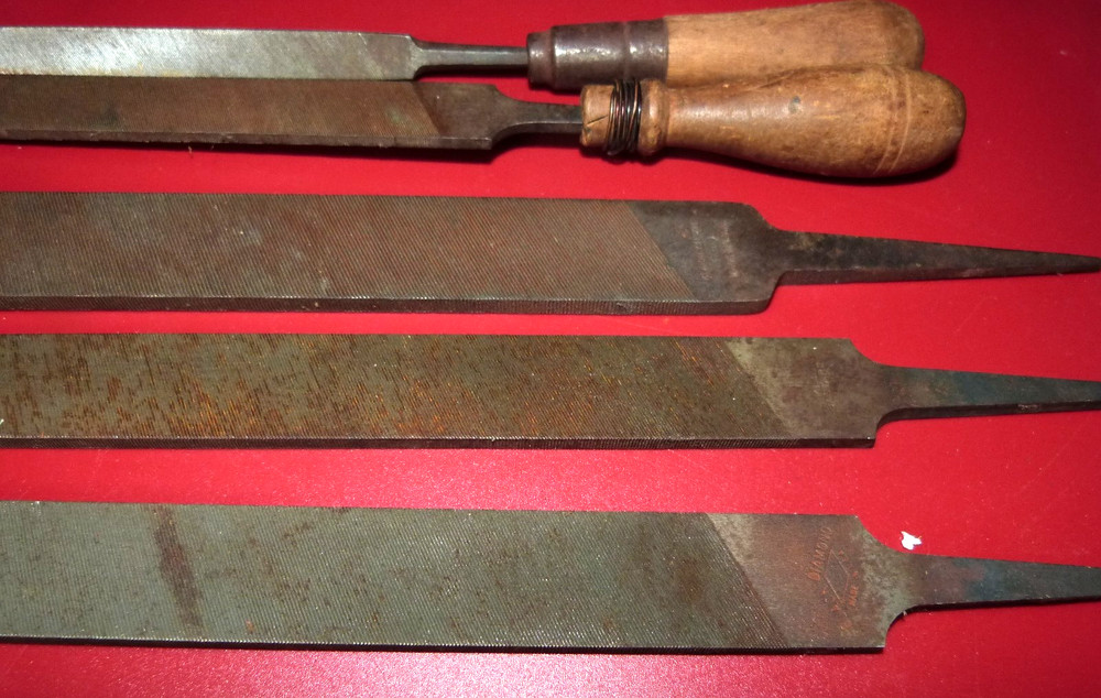 Antique Files 5 Pieces