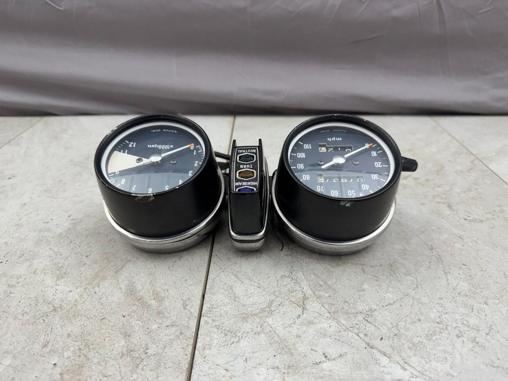 1976 Honda CB360T Gauges Speedometer Tachometer Cluster UNTESTED