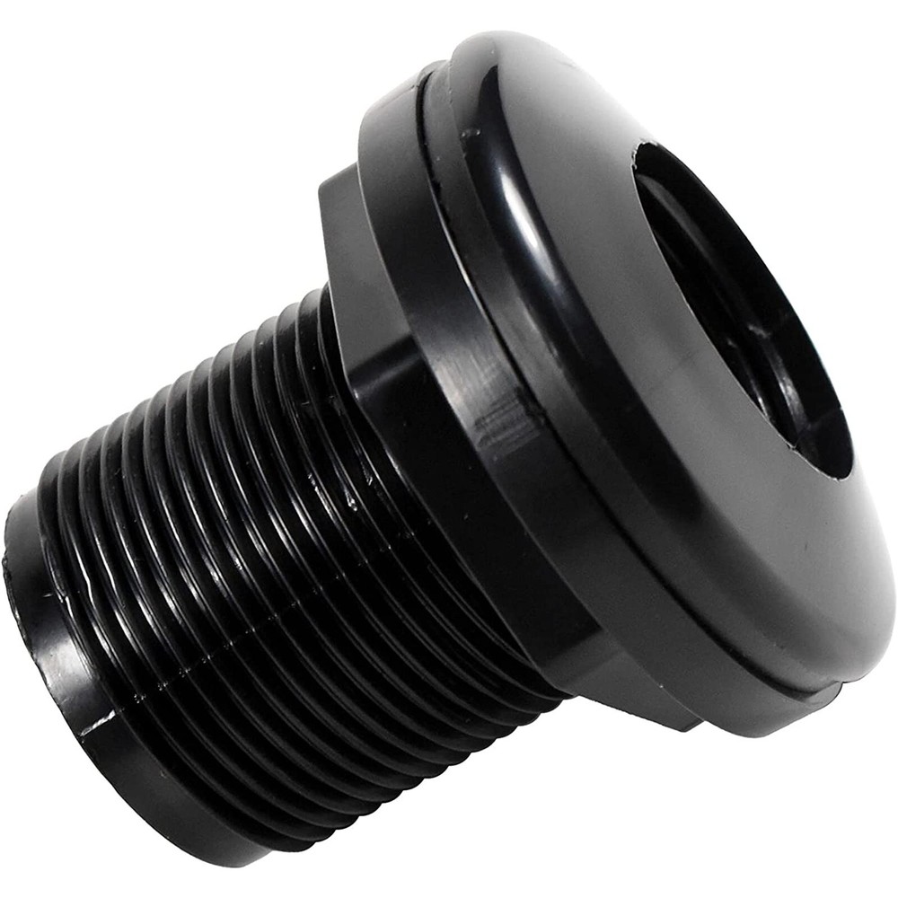 2-Pack HQRP 3/4" ABS Bulkhead Fitting Double Threaded Water Tank Connector