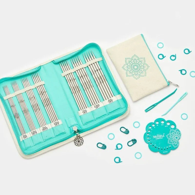 KnitPro Mindful Collection Compassion Double Pointed Knitting Needle Set 6"