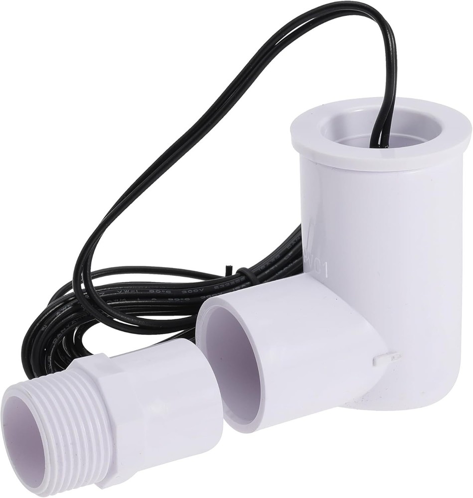 SS2 Float Switch L-Shape with 3/4 Inch Adaptor and 6Ft Wire for HVAC Drain Pan