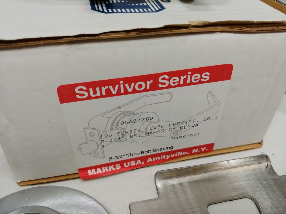 Marks 195AB/26D Lever/Rose Exit Device Trim *PARTS ONLY*