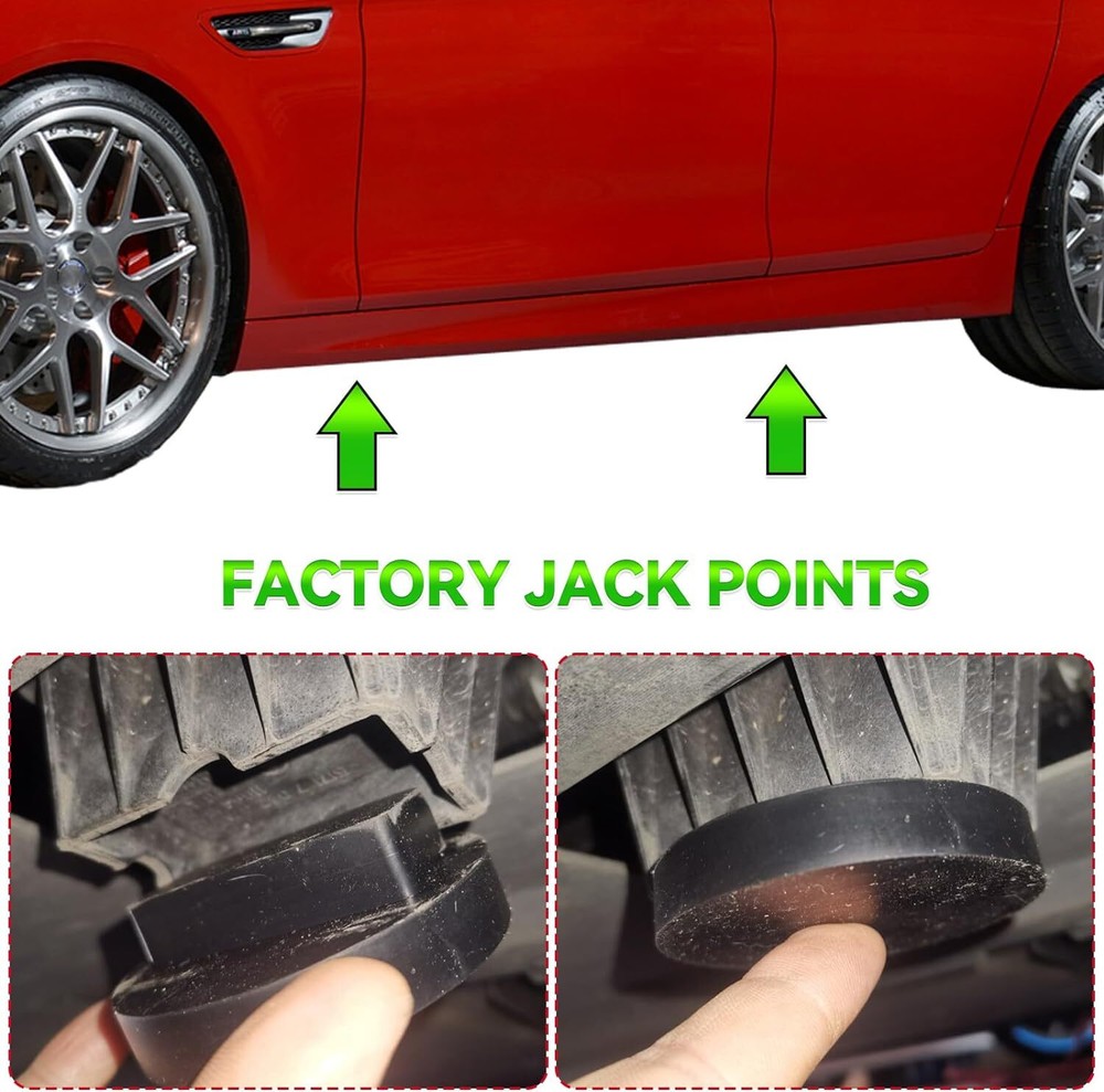 4X Rubber Jacking Jack Pad Lift Adaptor FOR BMW E46 E82 E87 E88 E90 E91 E92
