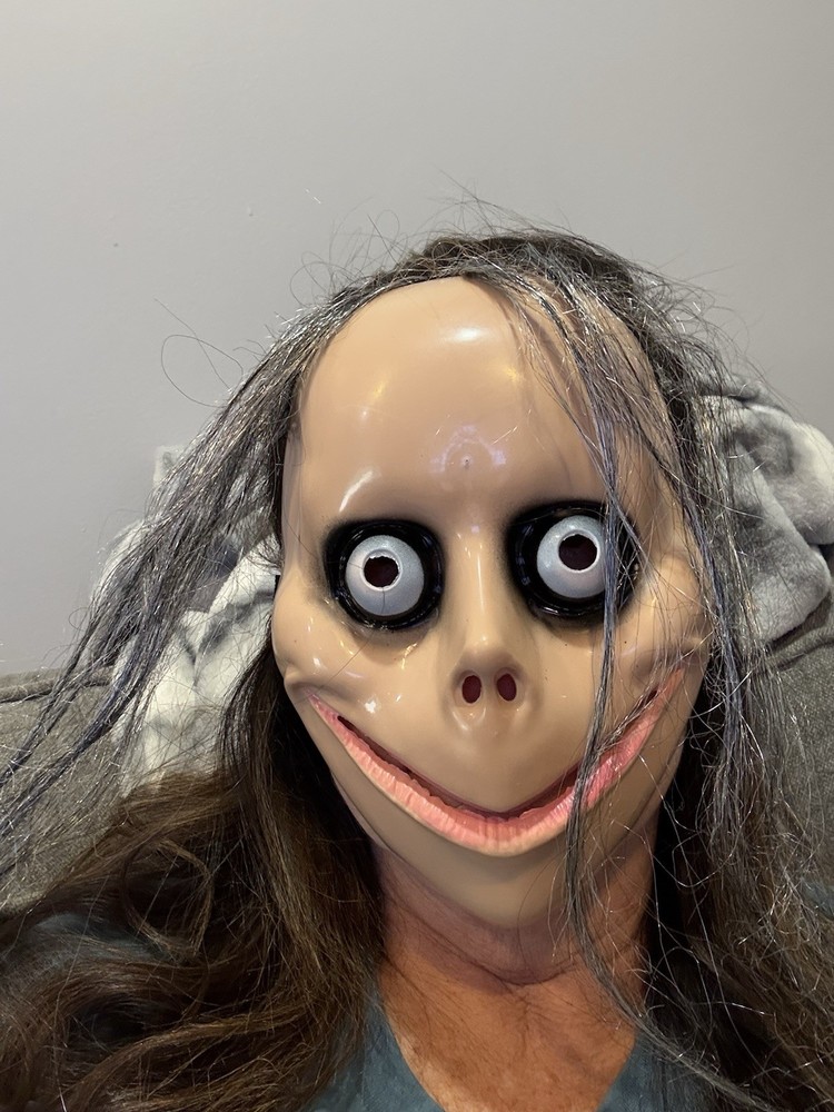 Momo Zombie Hard Plastic Mask Scary