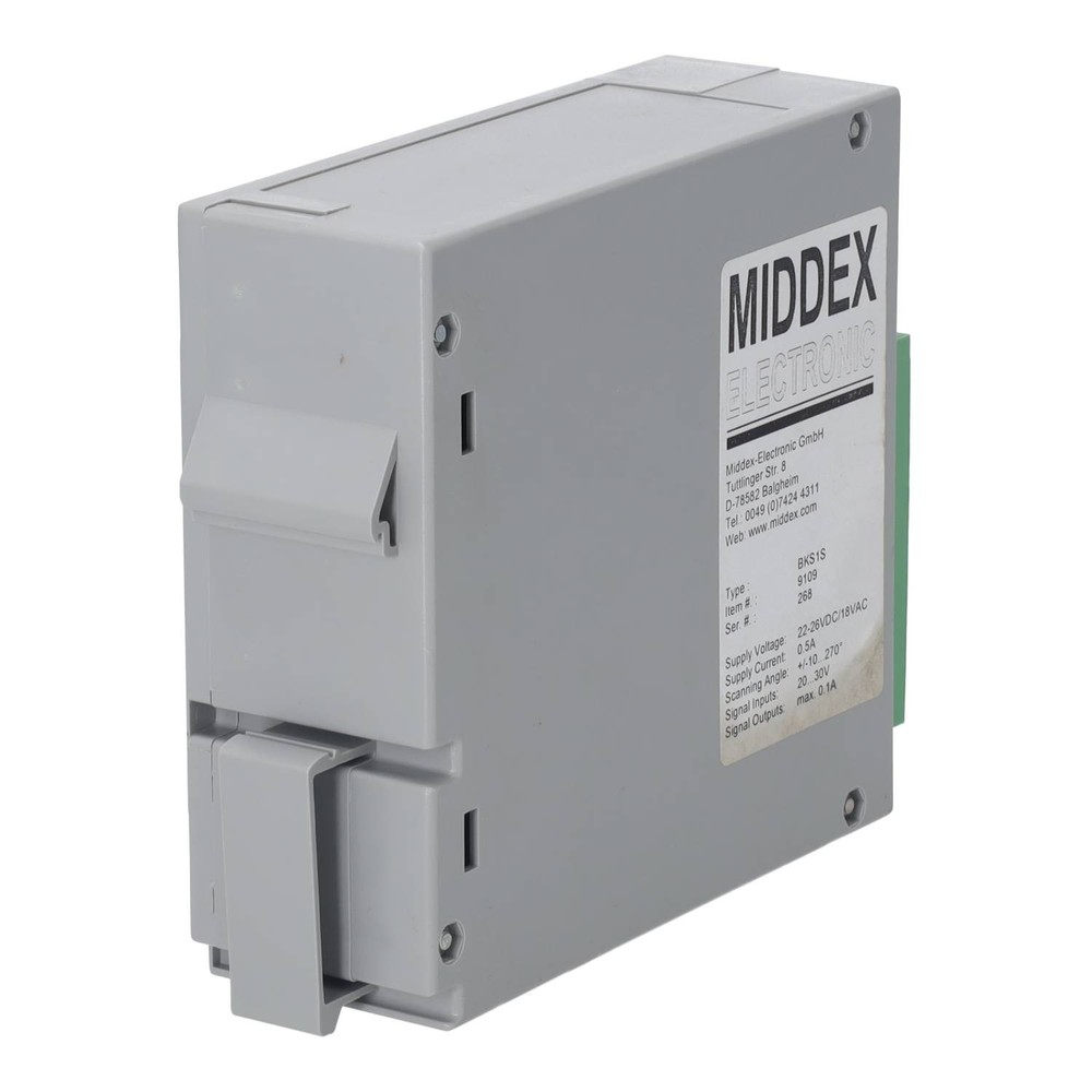 MIDDEX BKS1S (9109) Control Unit Interface Signal Processing Module, Grey/Black