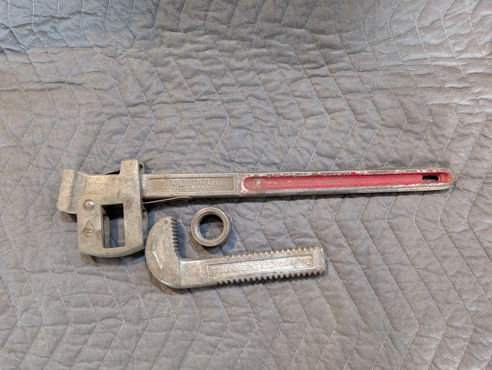 Vintage Stillson Walworth 18 Pipe Wrench