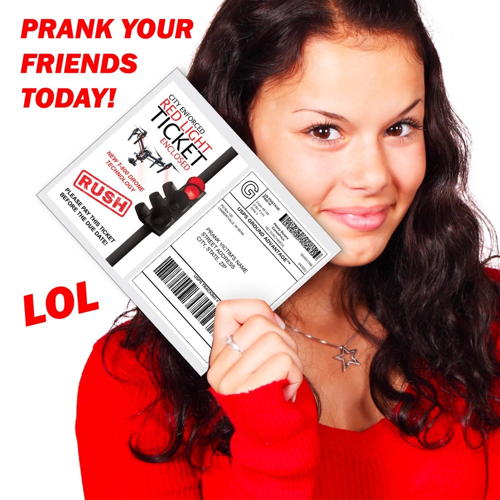 Red Light Fake Prank Mail Sent Anonymously!