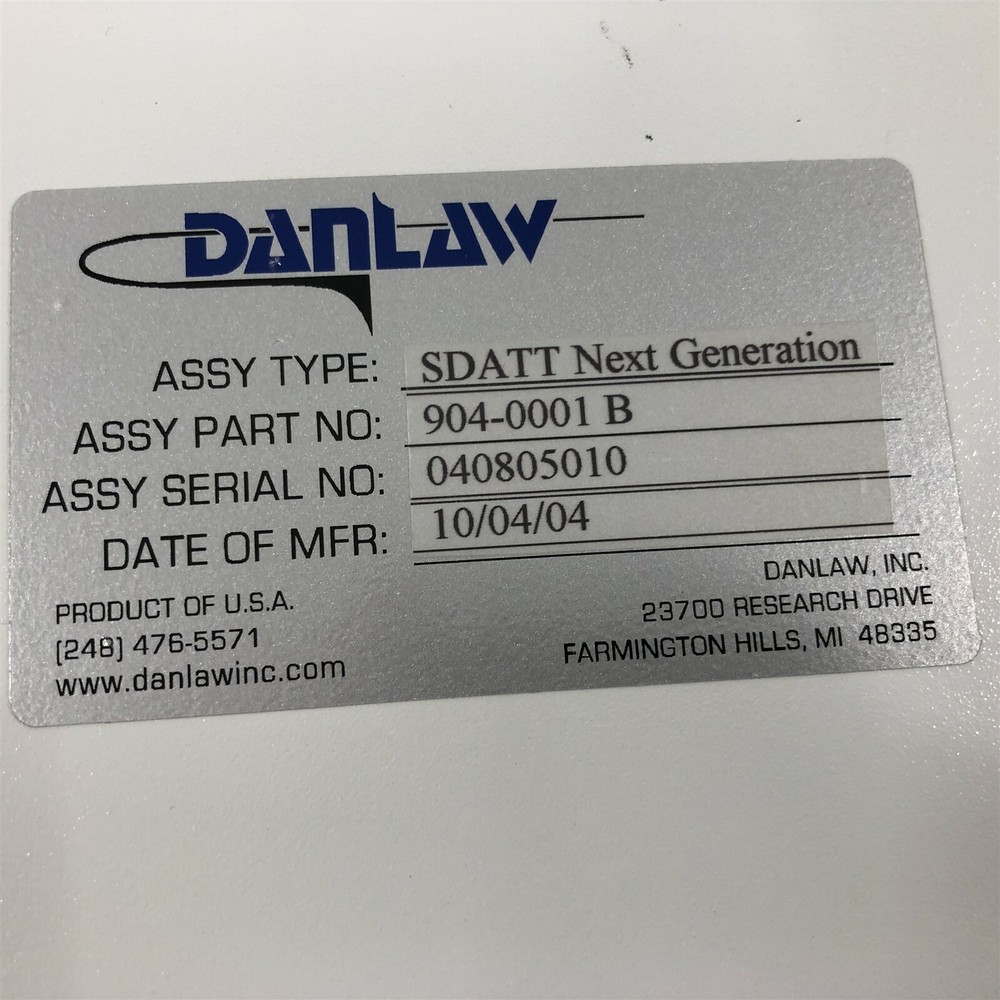 Danlaw SDATT Next Generation 904-0001 B