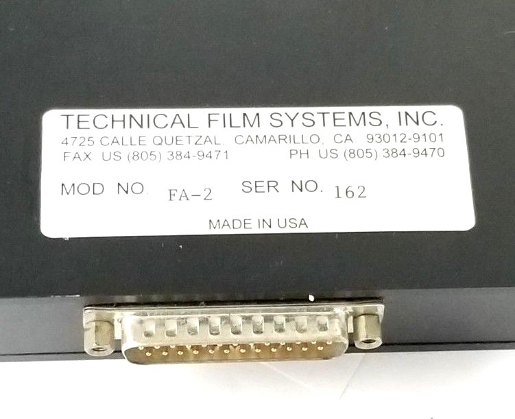 TECHNICAL FILM SYSTEMS INC. FA-2 FADER MODULE FA2 REPAIRED