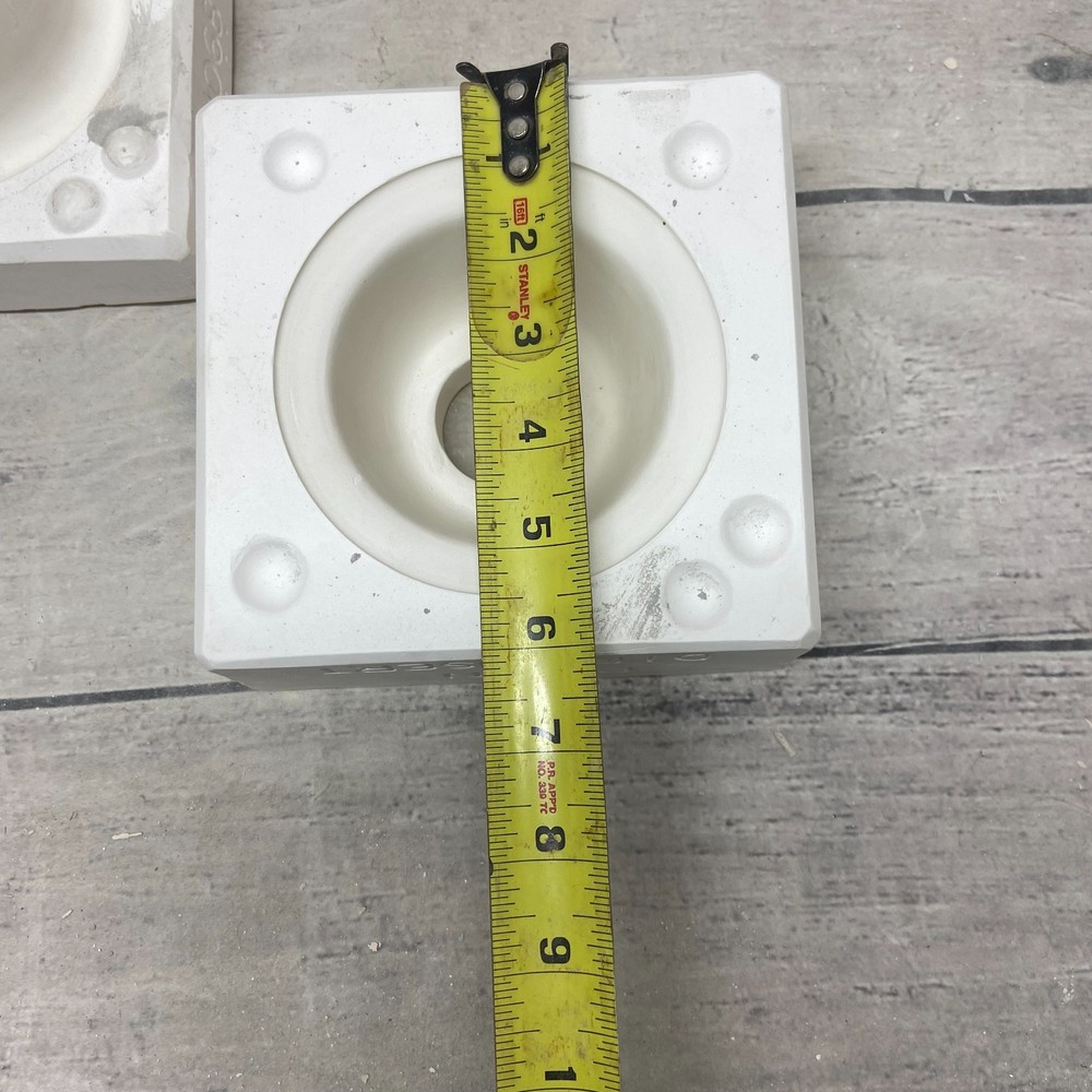 Vintage 1995 Boothe Mold Co Ceramic Casting Mold Plain Dip Insert #1068