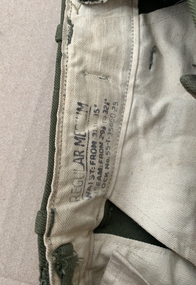 US M1951 Wool Field Uniform Pants Size Medium Regular