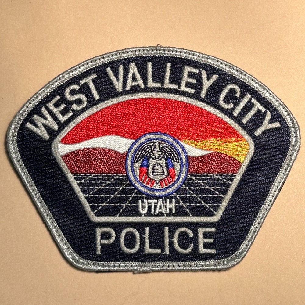 West Valley City Utah Police patch (hook and loop back)