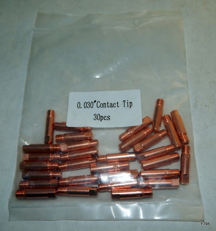 30 PCS 0.030" Copper Contact Tips
