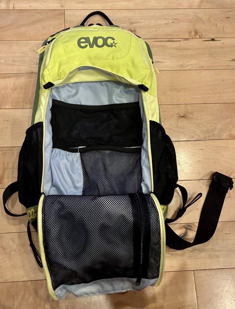 Evoc Stage 12L Hydration Backpack Yellow With Deuter Bladder Cycling !