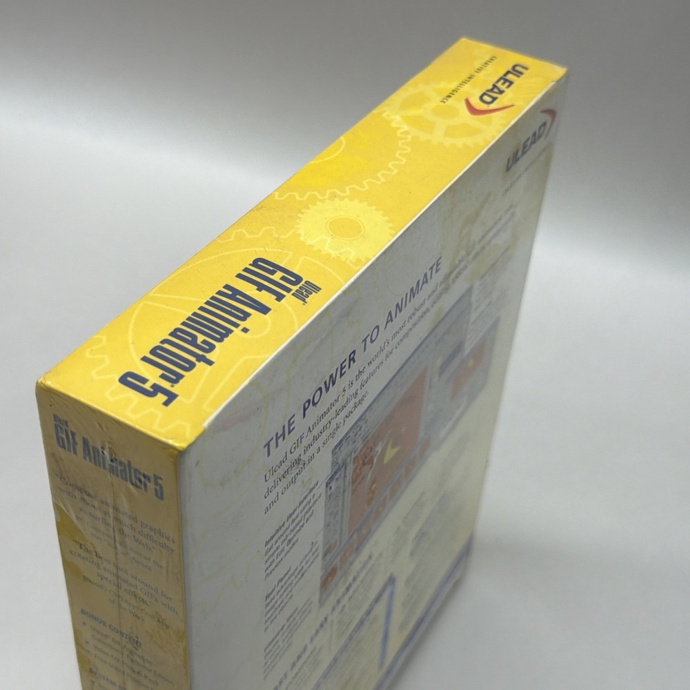 NEW Ulead GIF Animator 5 PC Web Animation Collection 1 Software Tool Windows CD