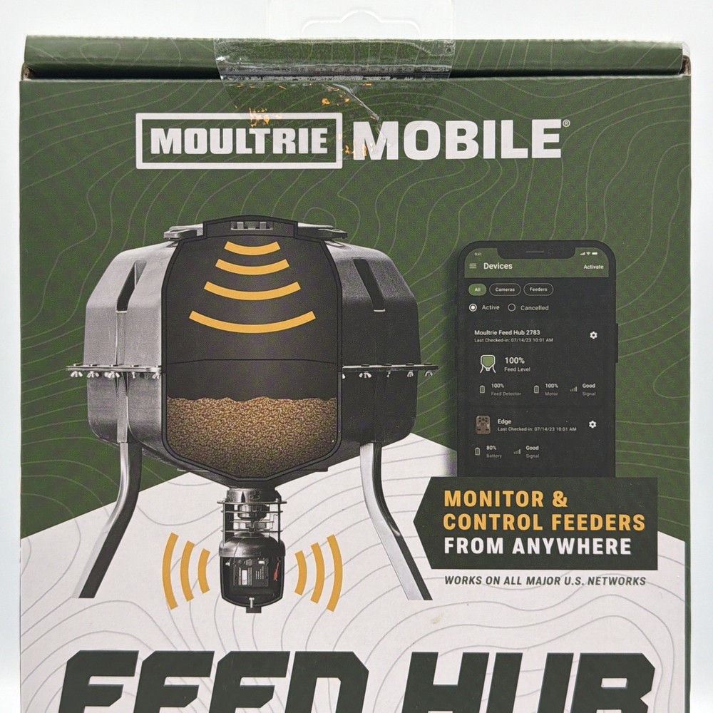 Moultrie Feed Hub - Universal Cellular Timer - Feed Level Detector **NEW**