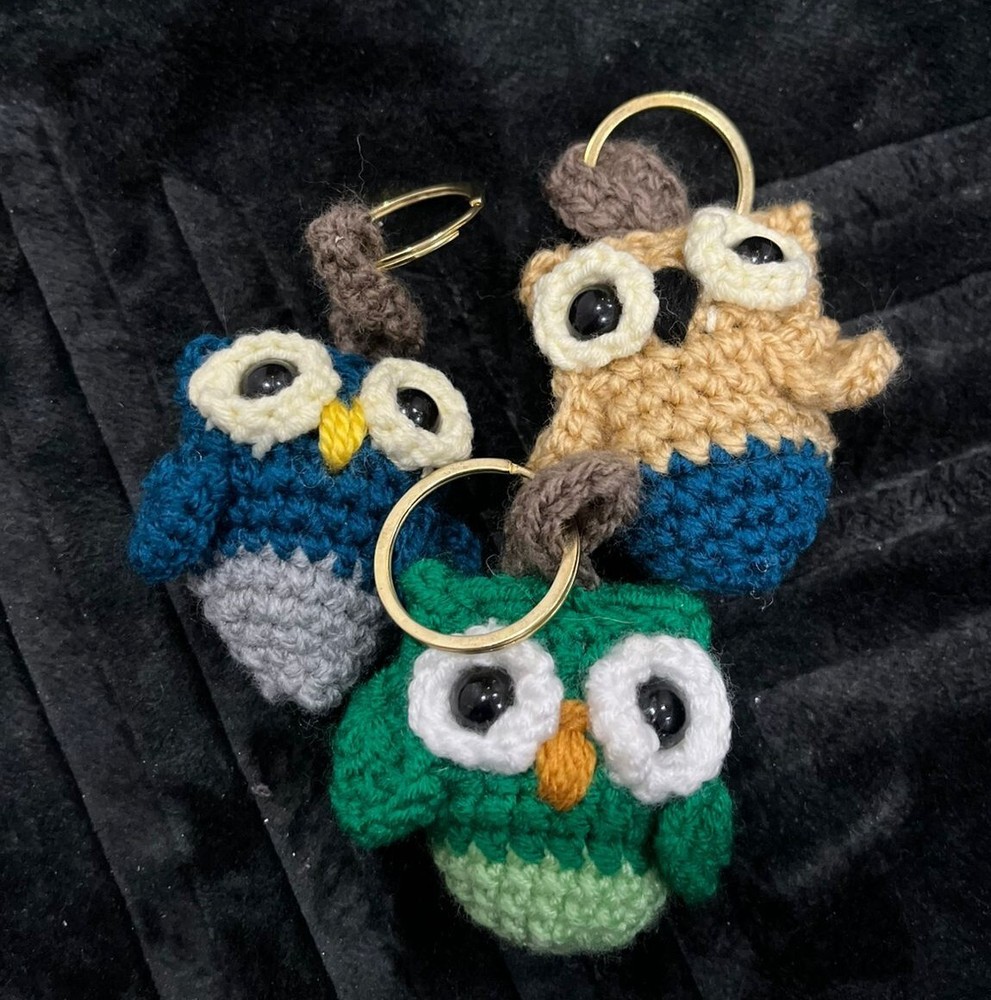 Handmade Crochet Keychain Small Multi Characters 🔑