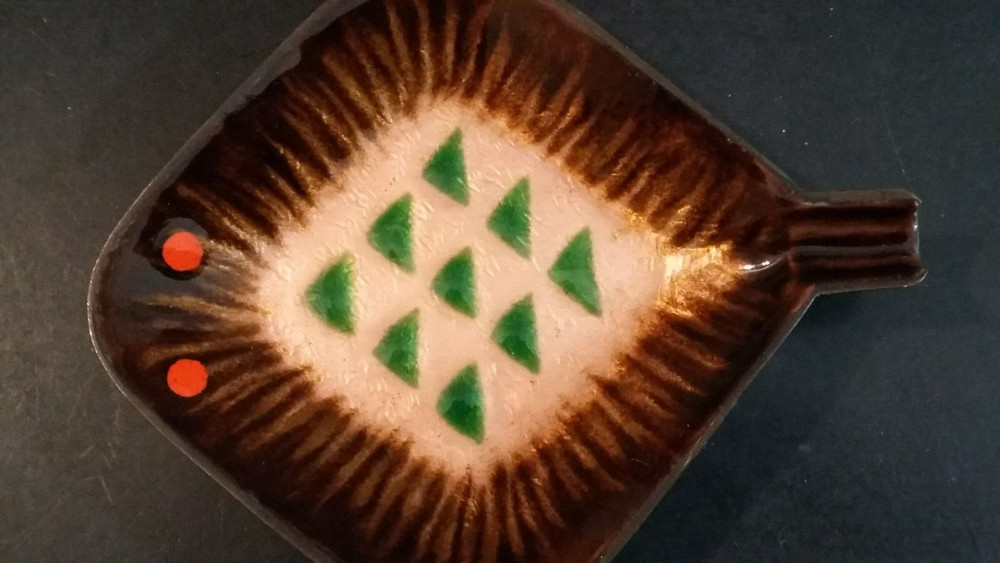 Enamel on Copper small ashtray