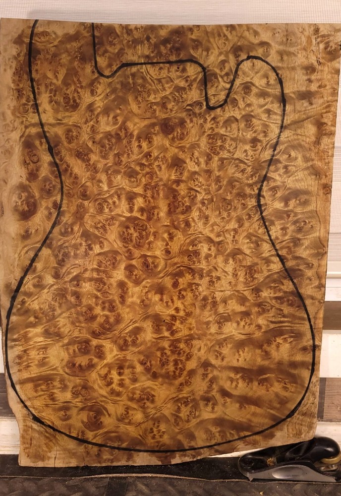 True Master Grade One Piece Maple Burl Thick Drop Top