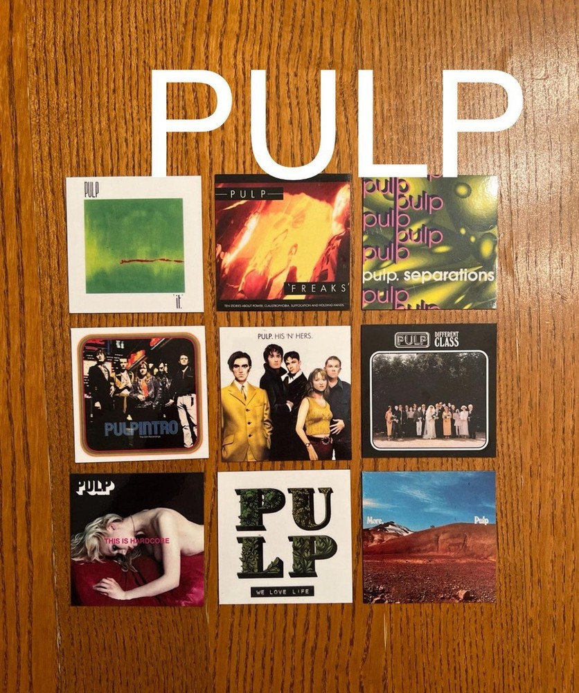 Pulp fridge magnets