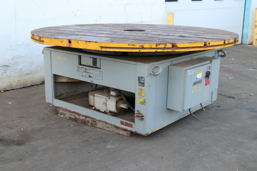 96" X 200,000 LB ARONSON WELDING TABLE: YODER #72507