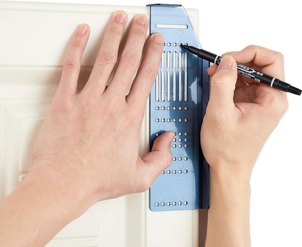 Kitchen Cabinet Pulls Jig Drill Template for Knobs & Handles, Includes Drill Bit