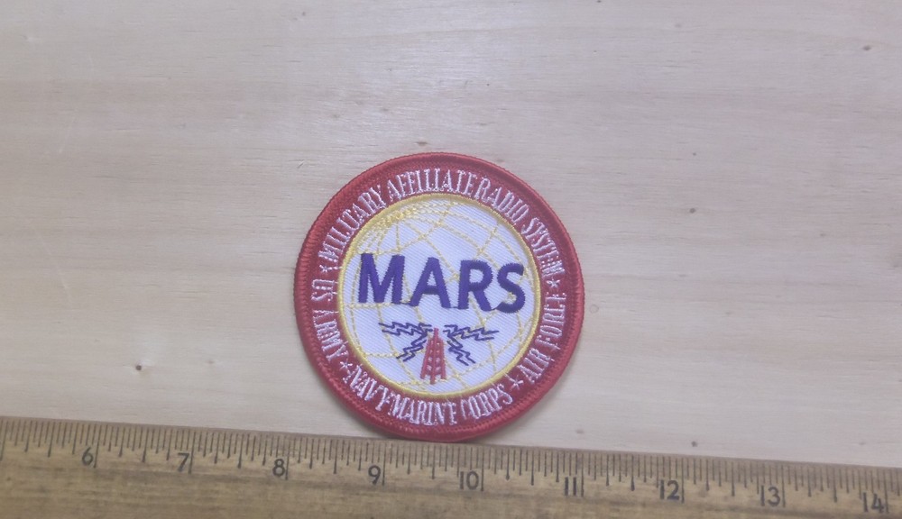 MARS = Military Affiliate Radio System Embroidered Patch