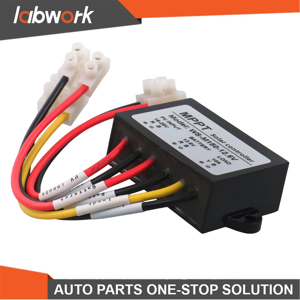Labwork Solar Battery Charge Controller Boost MPPT Voltage Adjustable 12.6V