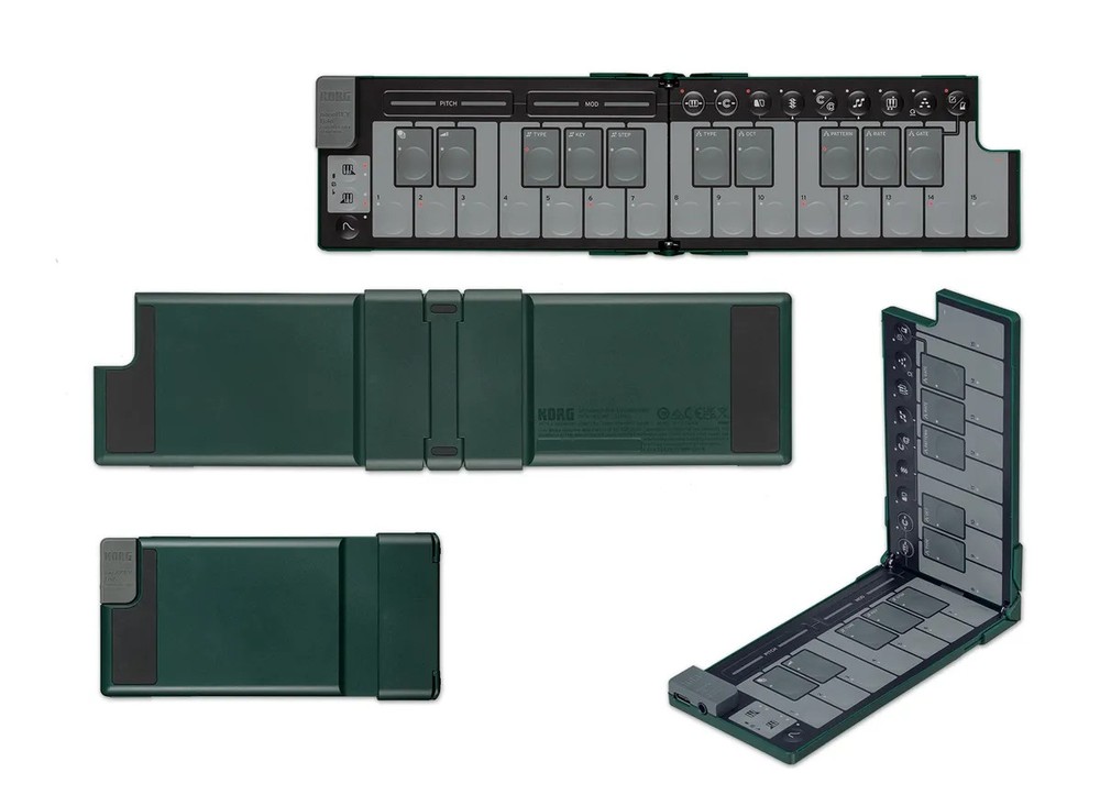 Korg nanoKEY Fold Keyboard. Alpine Green