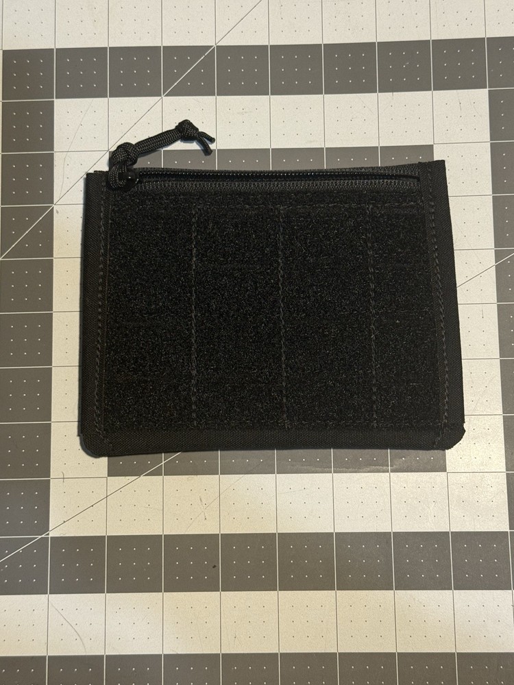 NWOT Mil Spec Monkey/Tactical Tailor Small Patch Panel Laminate - Black