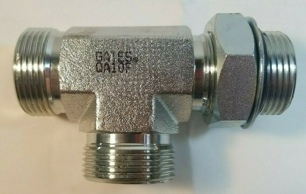 Gates QA10F Tee Pneumatic Pipe Adaptor Fitting Male End
