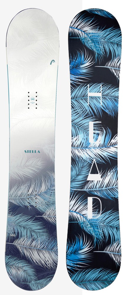 HEAD Stella White Feathers 143 Women's Snowboard All Mountain