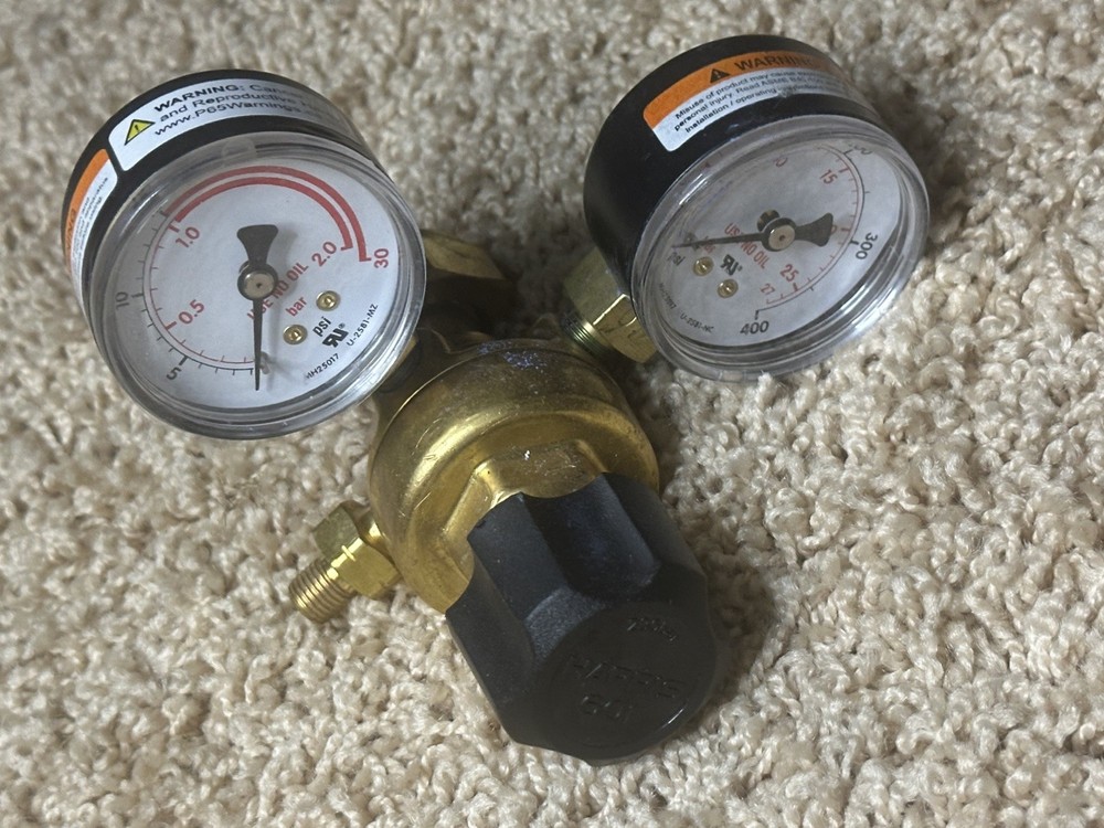 harris argon regulator Acetylene CGA-520