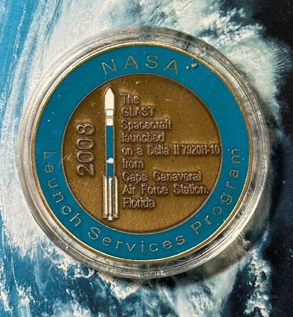 GLAST LSP LAUNCH SERVICES PROGRAM 2008 NASA CHALLENGE COIN